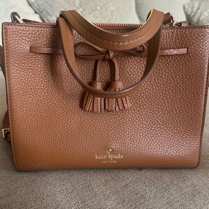 Kate Spade Tan Leather Satchel